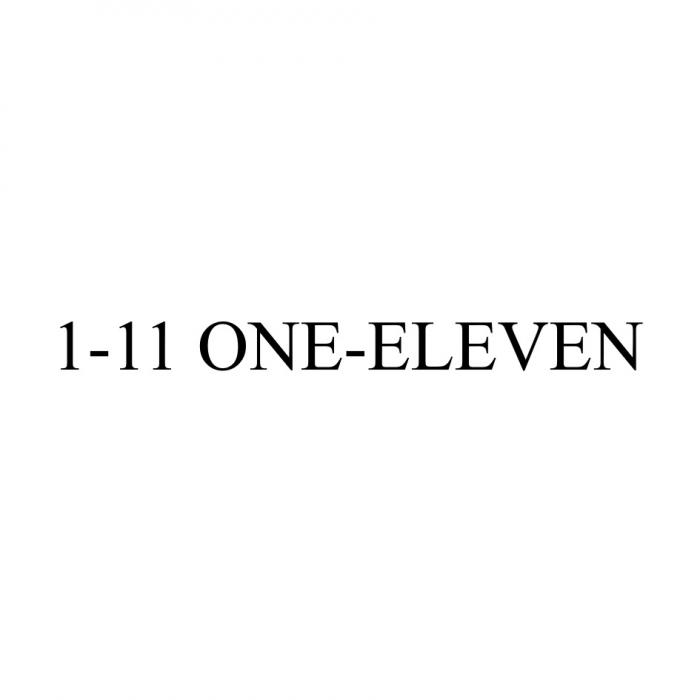 1-11 ONE-ELEVEN