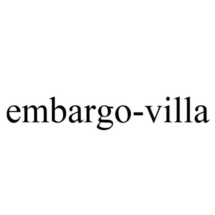 EMBARGO-VILLA