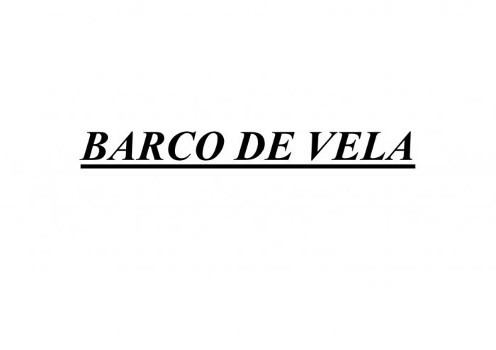 BARCO DE VELA