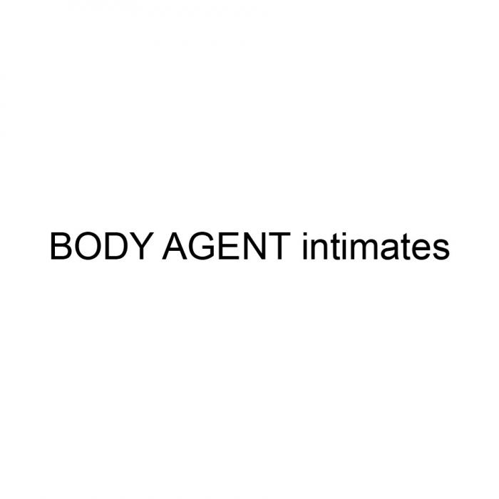 BODY AGENT intimates