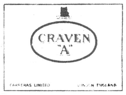CRAVEN: A CARRERAS LIMITED А