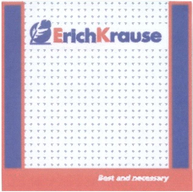 ERICHKRAUSE ERICH KRAUSE BEST AND NECESSARY.