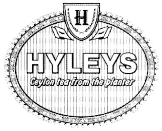 H HYLEYS CEYLON TEA FROM THE PLANTER Н
