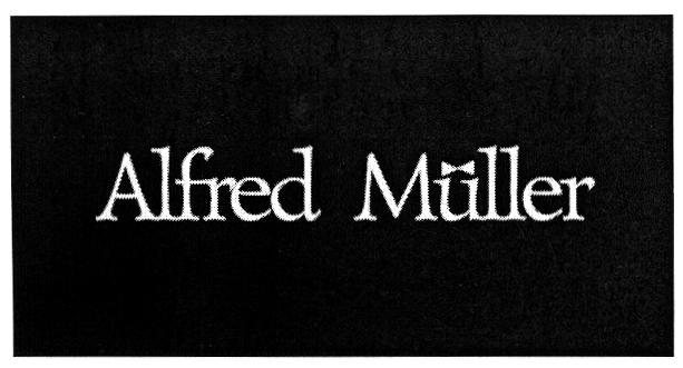 ALFRED MULLER