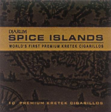 DJARUM DJARUM SPICE ISLANDS WORLDS FIRST PREMIUM KRETEK CIGARILLOS