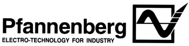 PFANNENBERG ELECTROTECHNOLOGY ELECTRO TECHNOLOGY PFANNENBERG ELECTRO-TECHNOLOGY FOR INDUSTRY