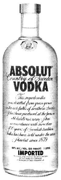 ABSOLUT VIN SPRIT ABSOLUT VODKA VS VINSPRIT COUNTRY OF SWEDEN