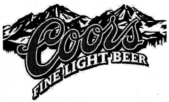 COORS COORS FINE LIGHT BEER