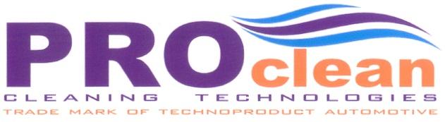 PROCLEAN CLEAN TECHNOPRODUCT AUTOMOTIVE PROCLEAN CLEANING TECHNOLOGIES TRADE MARK OF TECHNOPRODUCT AUTOMOTIVE