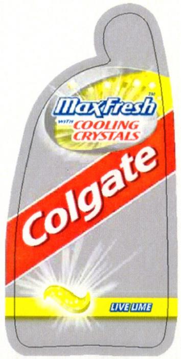 COLGATE MAXFRESH MAX FRESH COLGATE MAXFRESH LIVE LIME WITH COOLING CRYSTALS
