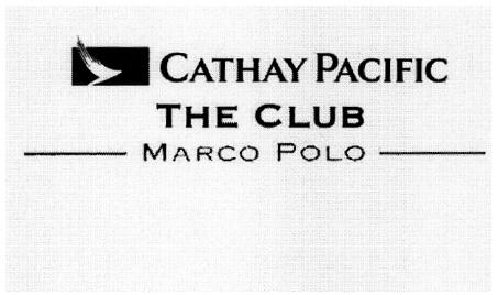 MARCOPOLO CATHAY PACIFIC THE CLUB MARCO POLO