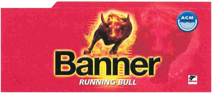 BANNER RUNNING BULL AGM TECHNOLOGY