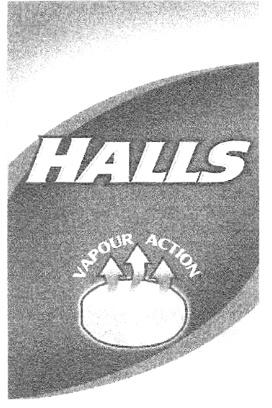 HALLS HALLS VAPOUR ACTION