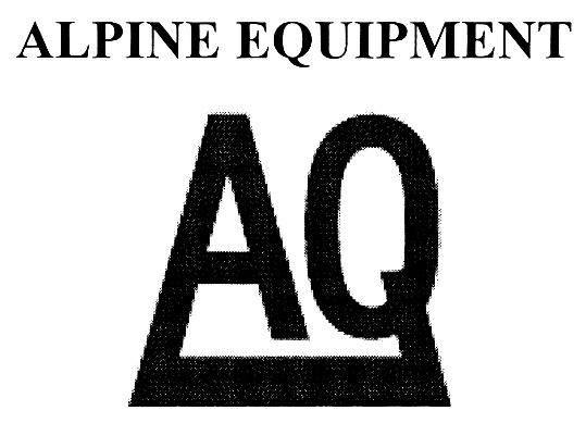 AQ ALPINE EQUIPMENT