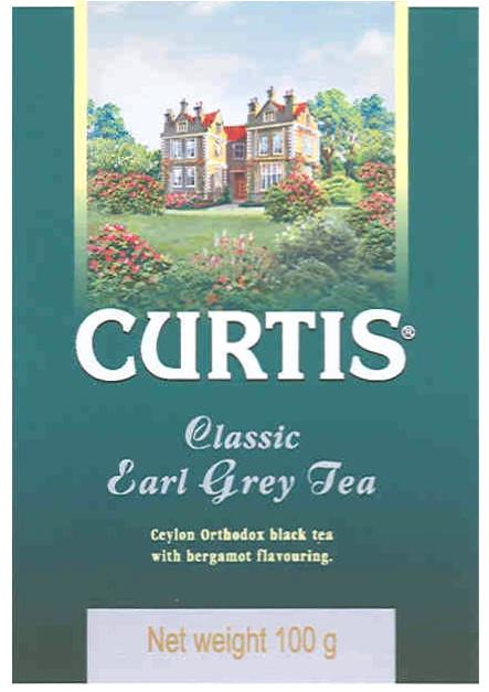 CURTIS CURTIS CLASSIC EARL GREY TEA CEYLON ORTHODOX BLACK WITH BERGAMOT FLAVOURING