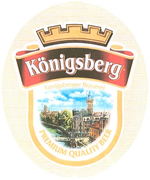 KONIGSBERG KONIGSBERG BRAUEREI PREMIUM QUALITY BEER