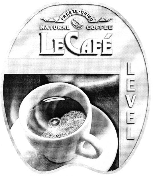 LE CAFE LEVEL NATURAL COFFEE FREEZE - DRIEDDRIED