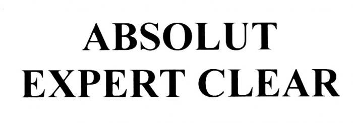 ABSOLUT ABSOLUT EXPERT CLEARCLEAR