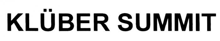 KLUBER SUMMIT KLUBERSUMMIT KLUBER SUMMIT