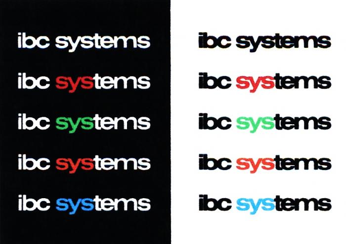 IBCSYSTEMS IBC IBC SYSTEMSSYSTEMS