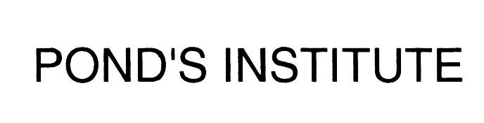POND PONDS POND PONDS INSTITUTEPOND'S INSTITUTE