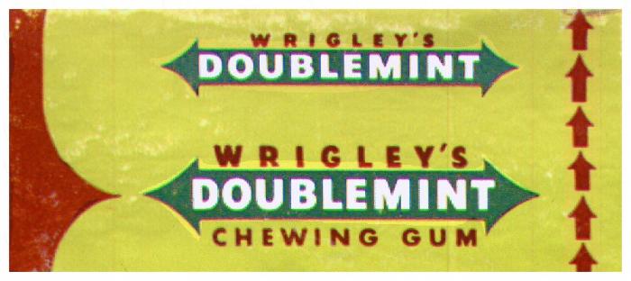 WRIGLEYS WRIGLEY CHEWING GUM DOUBLEMINT S