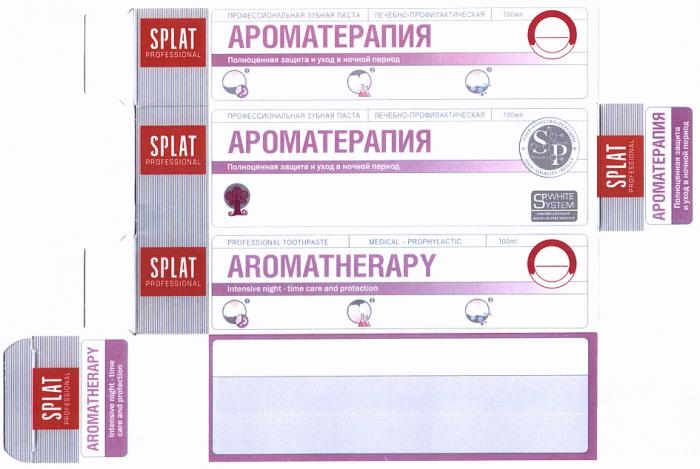 SPLAT WHITE SPLAT PROFESSIONAL AROMATHERAPY АРОМАТЕРАПИЯ SP SCIENCE PATENT ИДЕЯ КАЧЕСТВО РЕЗУЛЬТАТ IDEA QUALITY RESULT SP.WHITE SYSTEMSYSTEM