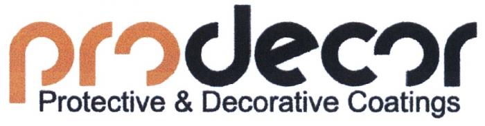 PRODECOR PRO DECOR PRODECOR PROTECTIVE & DECORATIVE COATINGSCOATINGS