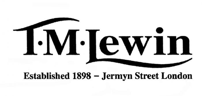 LEWIN TMLEWIN JERMYN TM LEWIN ESTABLISHED 1898 - JERMYN STREET LONDONLONDON