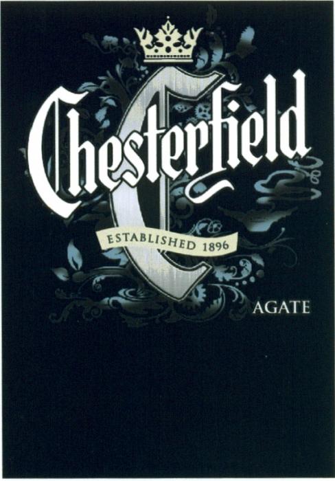 CHESTERFIELD ESTABLISHED AGATE C CHESTERFIELD ESTABLISHED AGATE 18961896