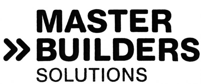 MASTER BUILDERS SOLUTIONSSOLUTIONS