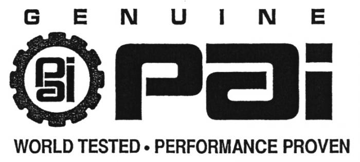 PAI PAI GENUINE WORLD TESTED PERFORMANCE PROVENPROVEN