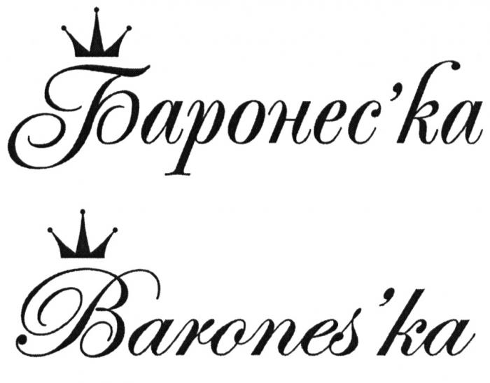 БАРОНЕС БАРОНЕСКА BARONES BARONESKA БАРОНЕСКА BARONESKAБАРОНЕС'КА BARONES'KA
