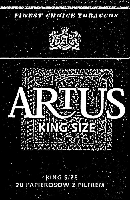 ARTUS KING SIZE FINEST CHOICE TOBACCOS A А