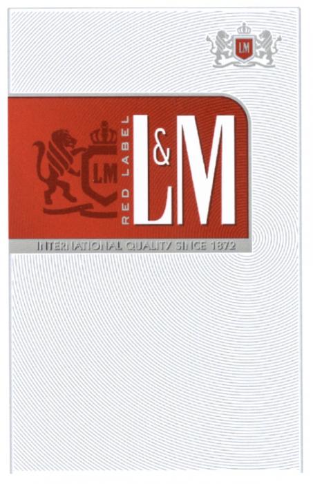 L&M LM RED LABEL INTERNATIONAL QUALITY SINCE 18721872