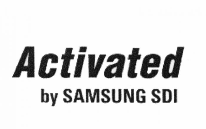 SAMSUNG SDI ACTIVATED BY SAMSUNG SDI