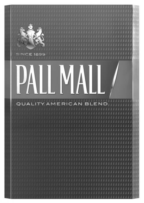 PALLMALL PALL MALL QUALITY AMERICAN BLEND SINCE 18991899