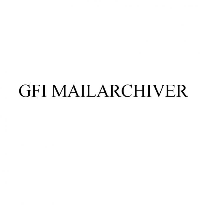 GFI MAILARCHIVERMAILARCHIVER