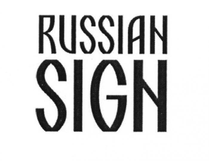 RUSSIAN SIGNSIGN