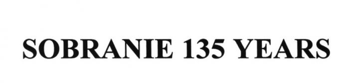 SOBRANIE SOBRANIE 135 YEARSYEARS