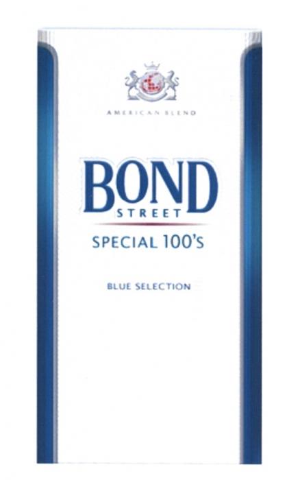 BOND STREET AMERICAN BLEND SPECIAL 100S BLUE SELECTION100'S SELECTION