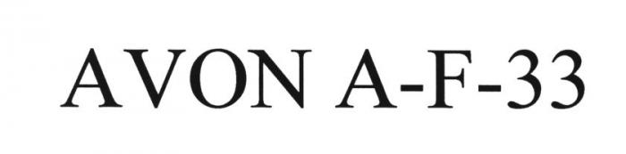 AVON AF-33 A-F AF 33 AF33 AVON A-F-33A-F-33