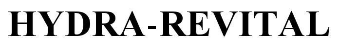 HYDRAREVITAL REVITAL HYDRA REVITAL HYDRA-REVITALHYDRA-REVITAL