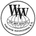 WW THE BEST QUALITY WORLDWIDE MANUFACTURING E D