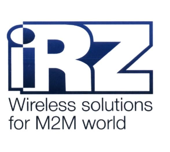 IRZ RZ MM М2М ММ IRZ WIRELESS SOLUTIONS FOR M2M WORLDWORLD