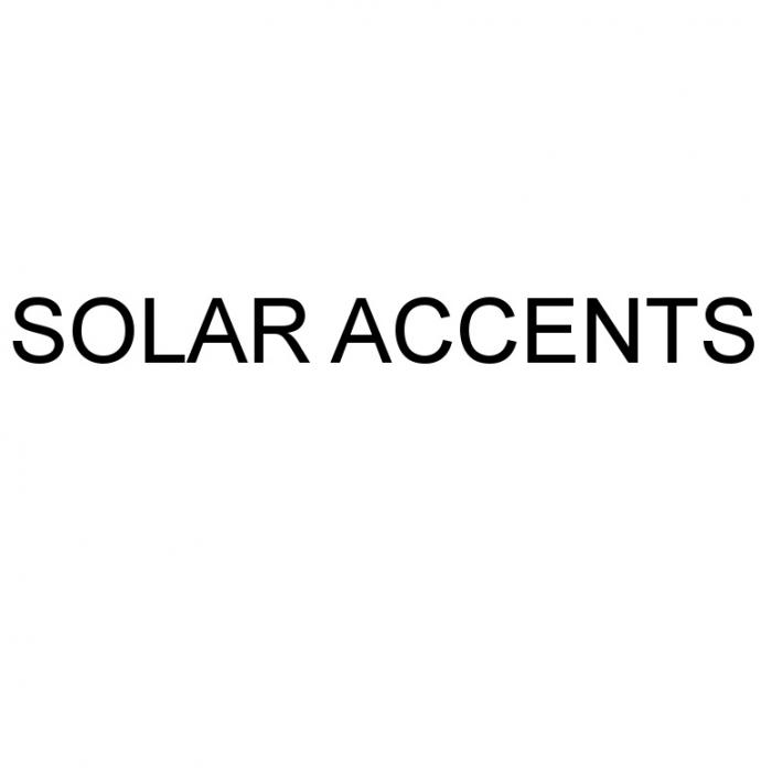 SOLARACCENTS SOLAR ACCENTSACCENTS