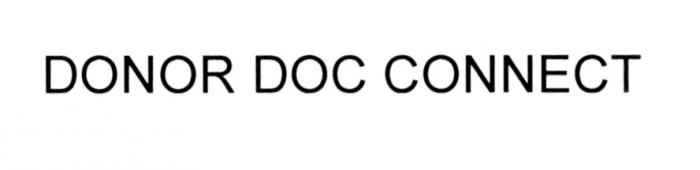 DOCCONNECT DOCCONNECT DONOR DOC CONNECTCONNECT