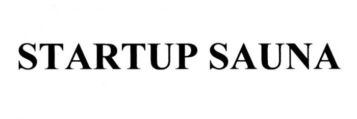 STARTUP STARTUP SAUNASAUNA