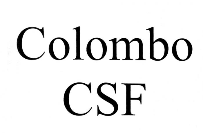 COLOMBO COLOMBO CSFCSF