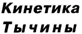 КИНЕТИКА ТЫЧИНЫ